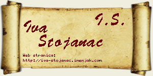 Iva Stojanac vizit kartica